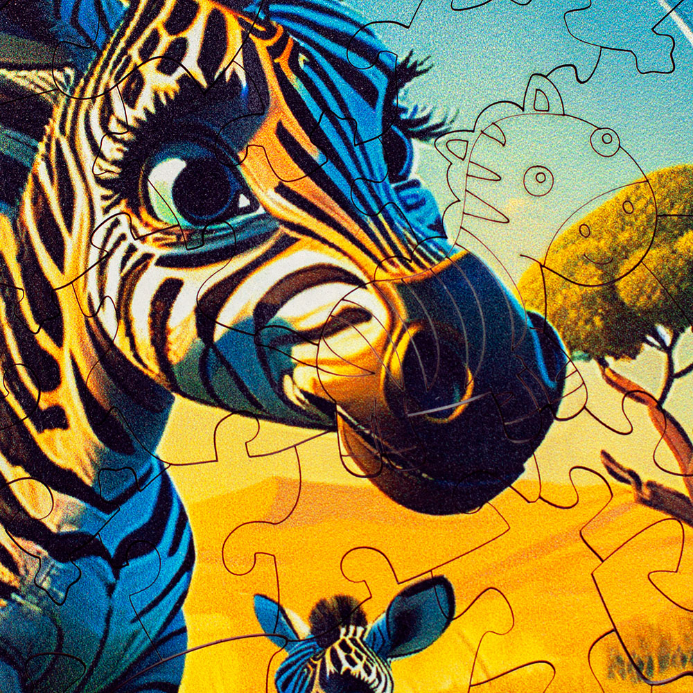 Quebra-Cabeça Orbe Zebra