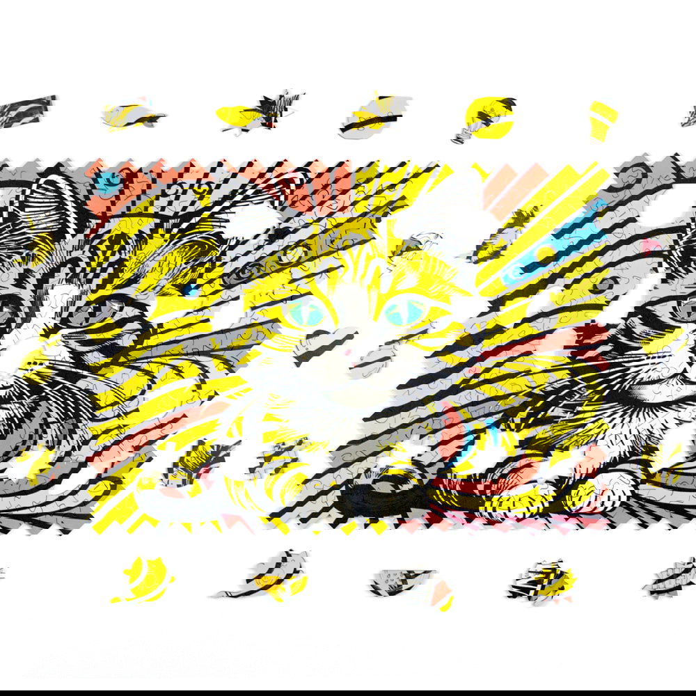 Quebra-Cabeça Pop Art Gato