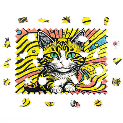 Quebra-Cabeça Pop Art Gato