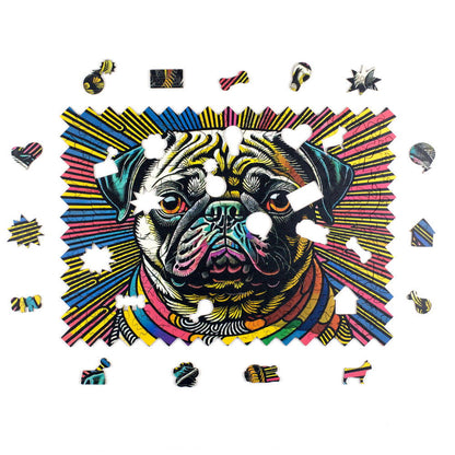 Quebra-Cabeça Pop Art Pug