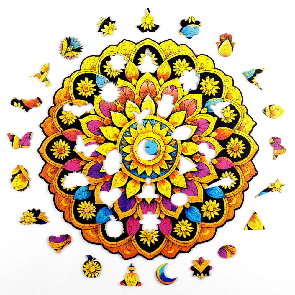 Quebra-Cabeça Puzi Mandala da Alegria
