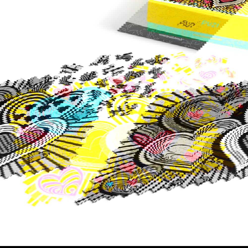 Quebra-Cabeça Pop Art Amor