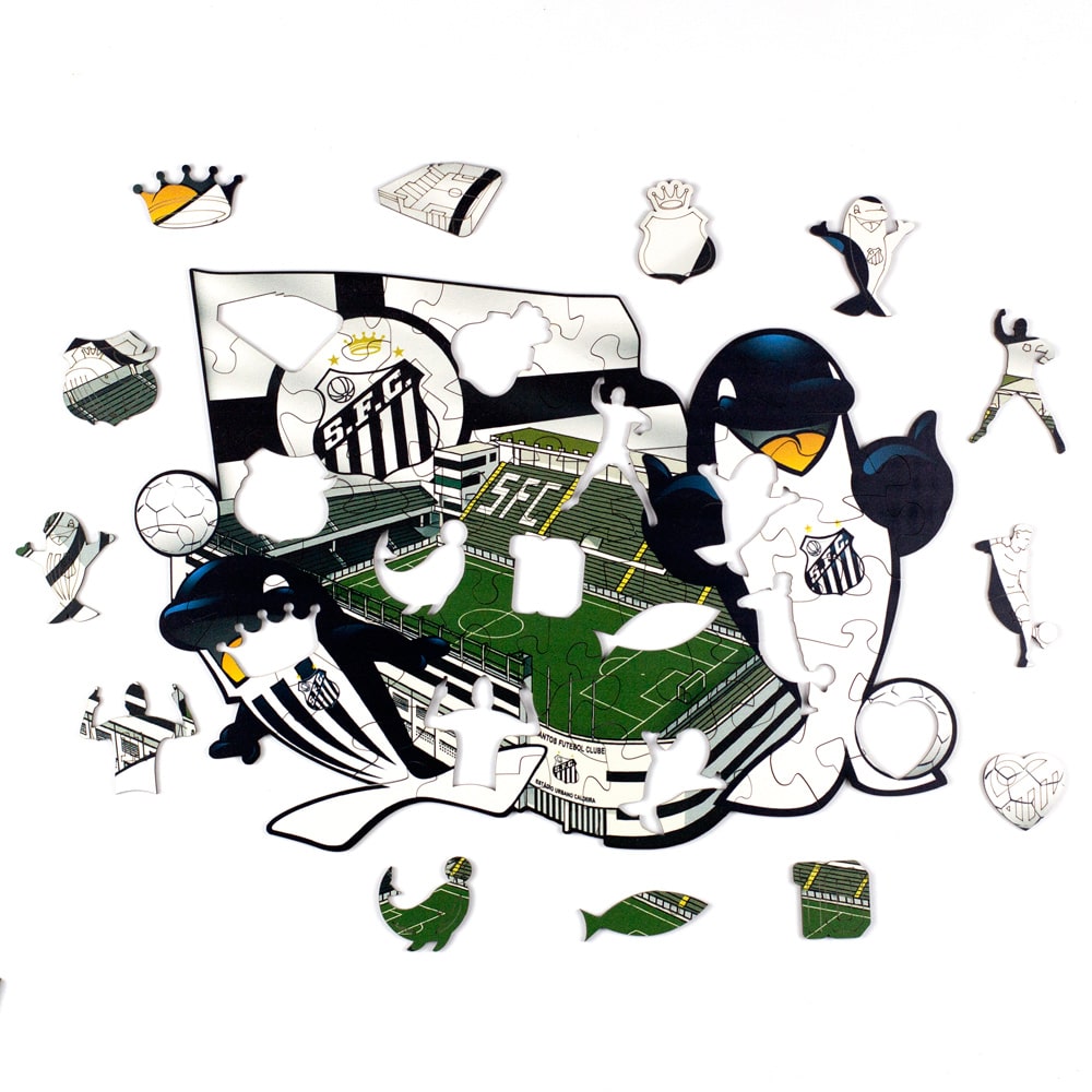 Quebra-Cabeça dos Mascotes do Santos