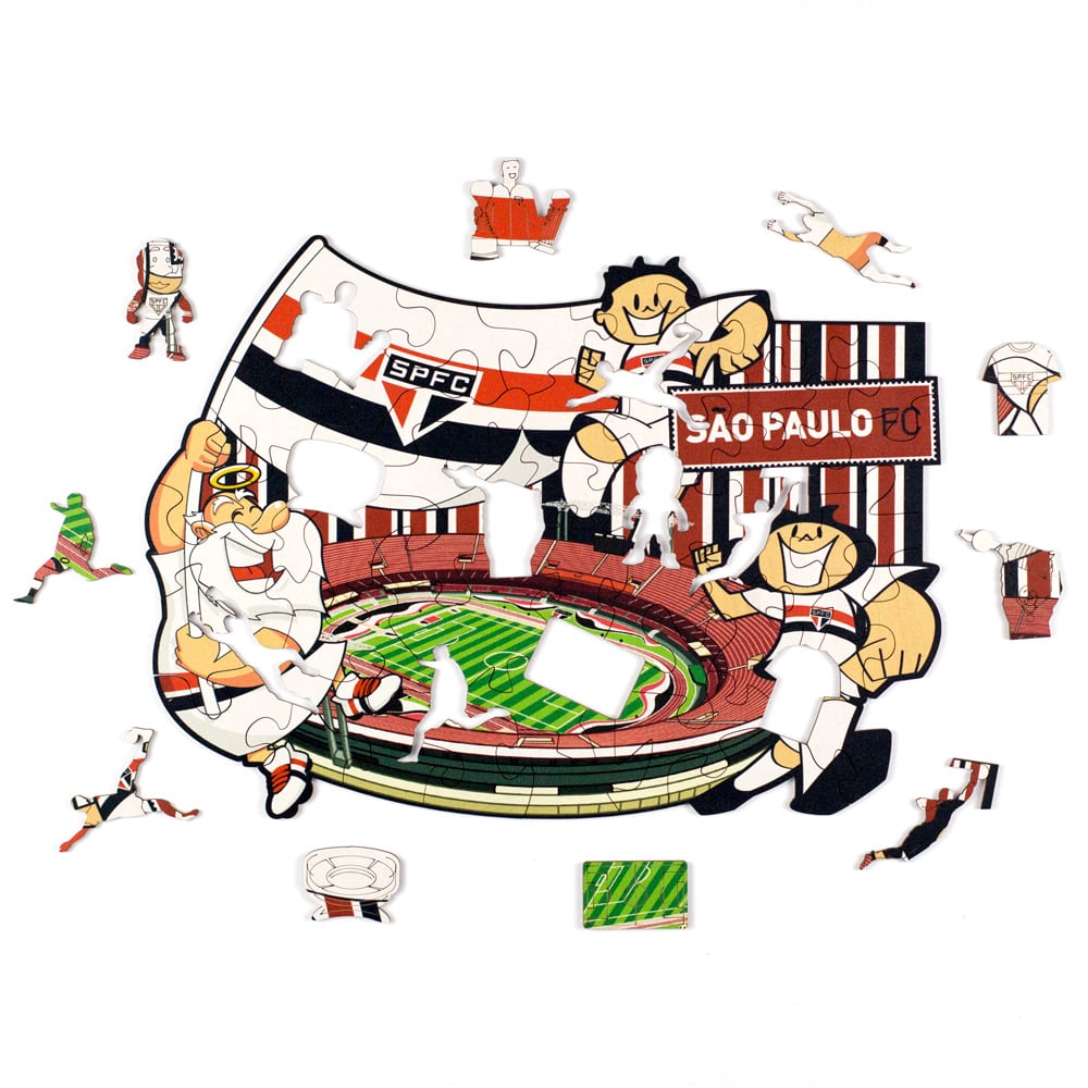 Quebra-Cabeça SPFC Mascotes e Morumbis