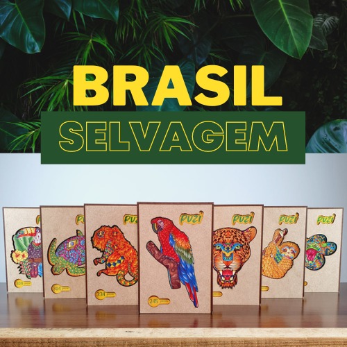 Coleção Brasil Selvagem Puzi