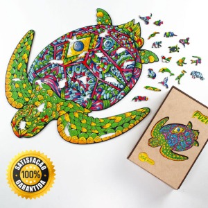 Quebra-cabeça Puzi tartaruga marinha com Garantia de 100% de Satisfação
