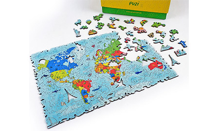Quebra-cabeça Mapa do Mundo