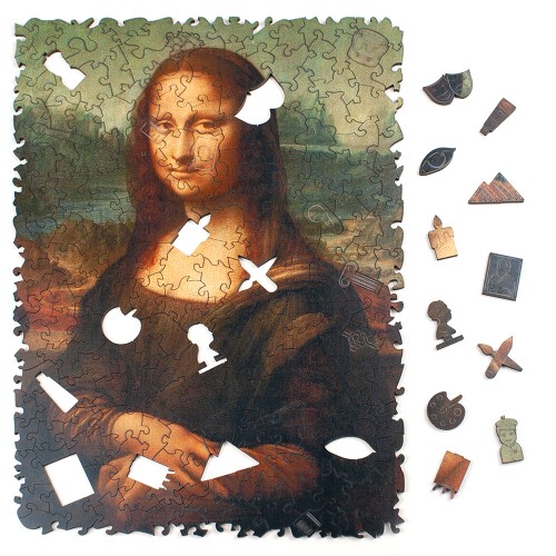 Quebra-Cabeça Mona Lisa - 200 peças
